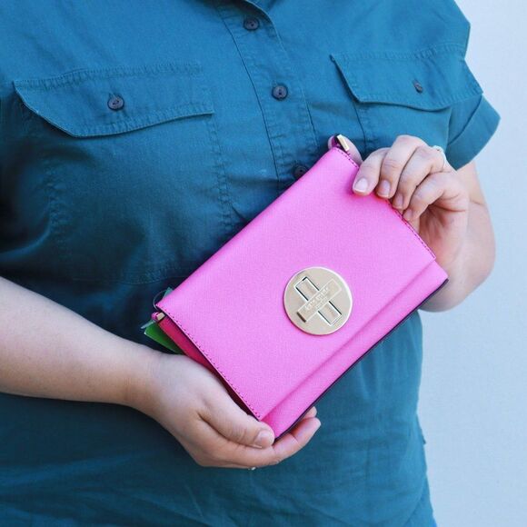 NWT Kate Spade Sally Crossbody Bag Fuchsia - Picture 2 of 10